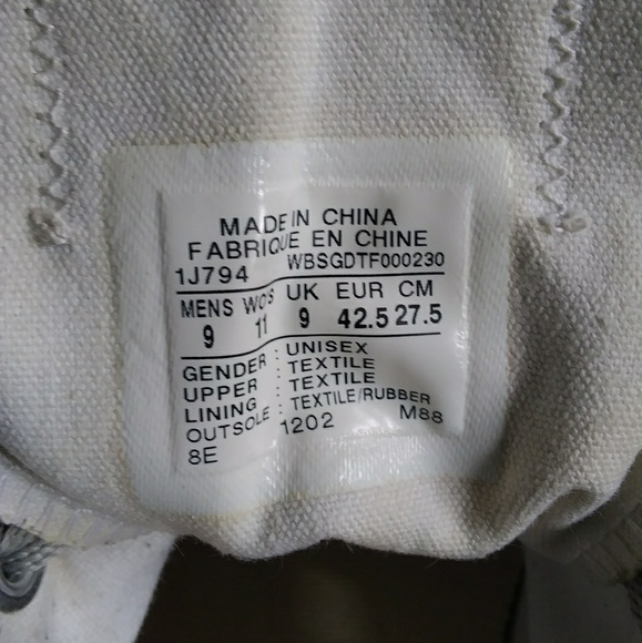 Converse | 🎉 SOLD Sneaker Shoes Grey White - Picture 8 of 8